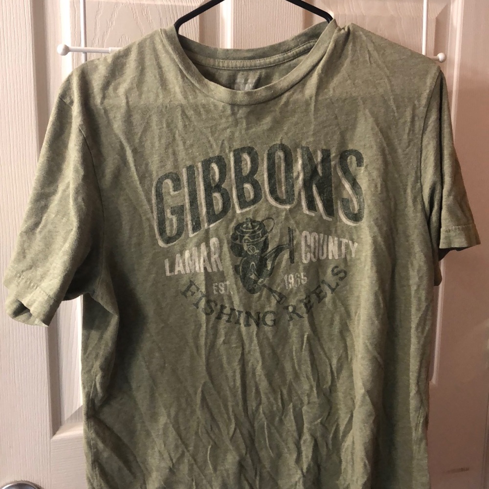 “Gibbons Fishing Reels” t-shirt